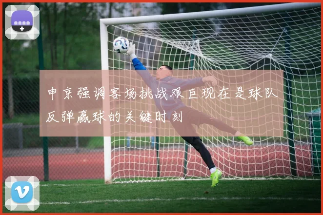 申京强调客场挑战艰巨现在是球队反弹赢球的关键时刻